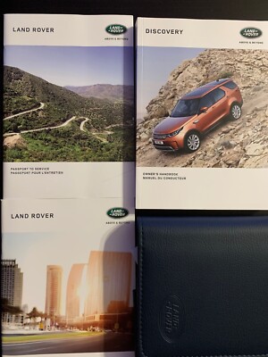 2017 Land Rover Discovery Vehicle Owners Manual With Case