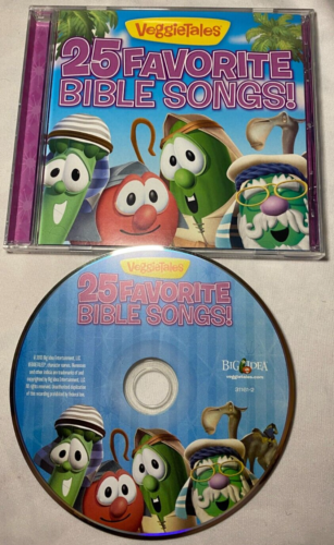 VeggieTales - 25 Favorite Bible Songs! CD 2013 Religious Music Compilation - Picture 1 of 4