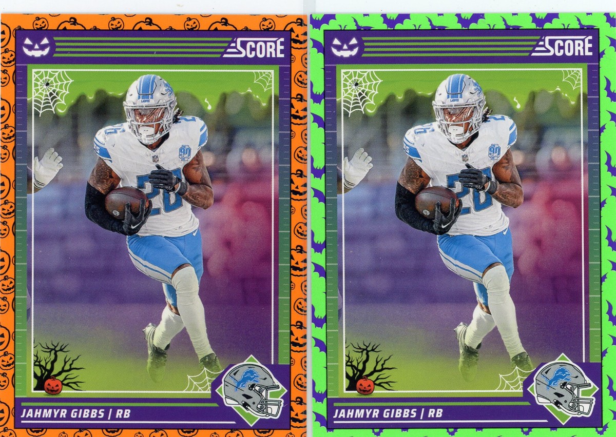 2024 Score Halloween Jahmyr Gibbs 2nd Year Orange Pumpkin/Green
