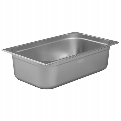 Gastronorm Padella Acciaio Inox Contenitore Vassoio Bain Marie Cibo Pentola Coperchio Divisore - Foto 5 di 19