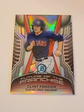 2014 Clint Frazier Mini Bowman Chrome Refractor Future Of The Franchise Insert