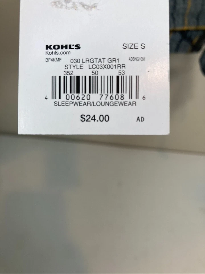 Pantalones de pijama Croft & Barrow para hombre polar salón gris a cuadros para dormir talla S Foto 3 de 3