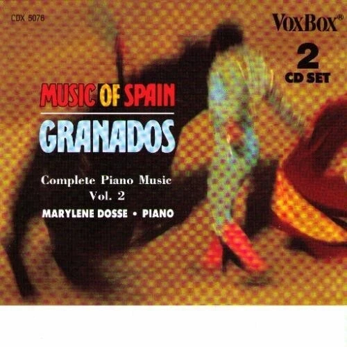 GRANADOS / MARYLENE DOSSE - COMPLETE PIANO MUSIC NEW CD - Picture 1 of 1