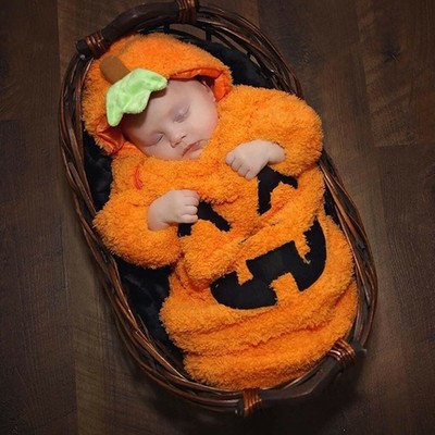 halloween muslin swaddle