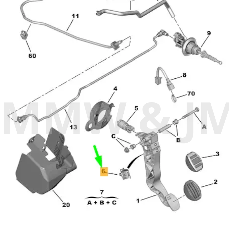 Boccola Pompa Frizione Citroen C4 - Peugeot 3008 - 5008 - Partner Per - Foto 14