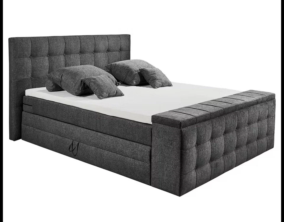 boxspringbett 180x200 mit bettkasten - Bild 4 von 4