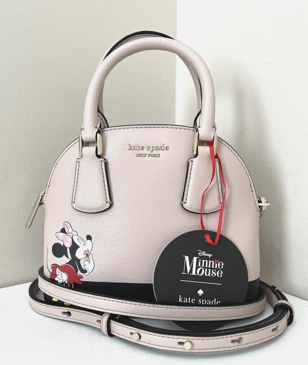 New Disney x Kate Spade Sylvia Minnie Mouse Mini Dome Satchel Multicolor