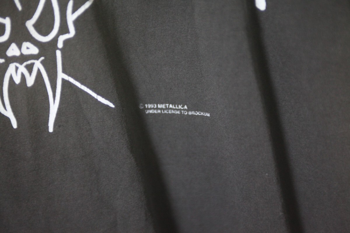 Vintage 90s Metallica Metalli'fukin'ca 1993 L BROCKUM T-Shirt | eBay