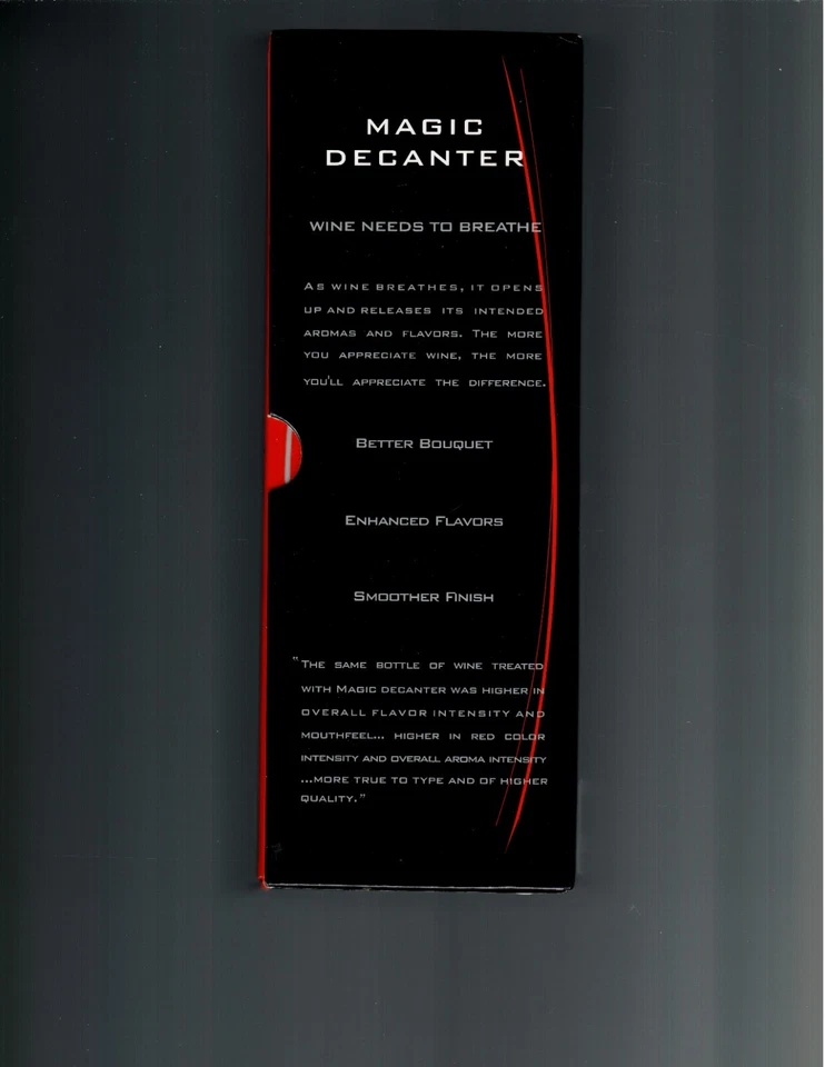 Magic Decanter, Essential Wine Aerator, NIB - Image 4 of 4