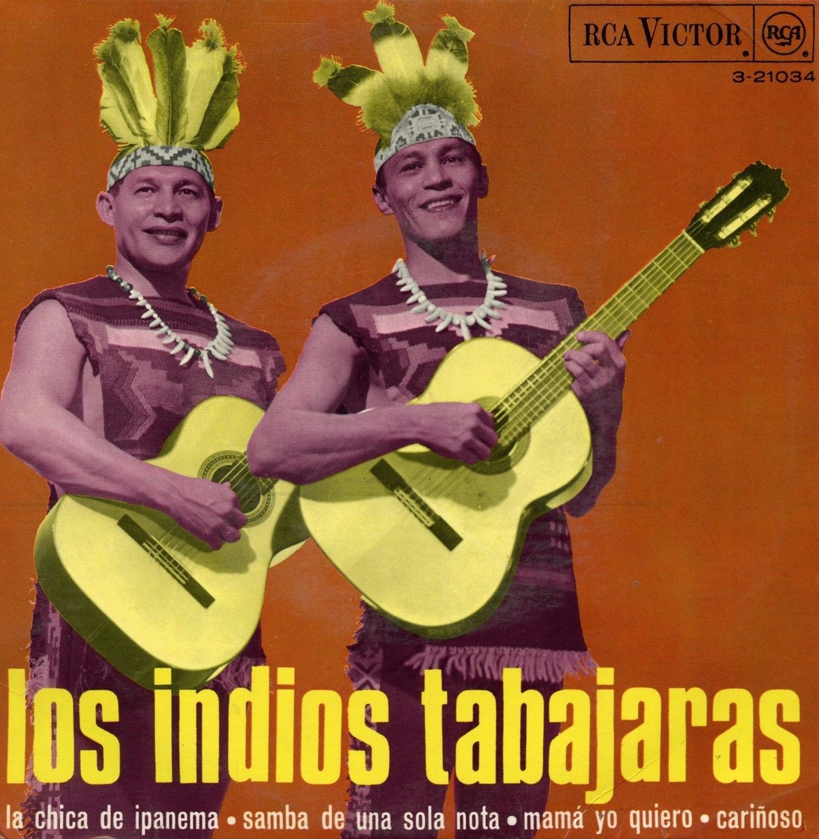 LOS INDIOS TABAJARAS / La Chica De Ipanema / RCA 3-21034 Press