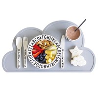 Kids Placemat - Eating On The Cloud Silicone Placemat For Kids Waterproof Bab... on sale Kids Placemat - Eating On The Cloud Silicone Placemat For Kids Waterproof Bab... on sale