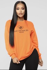 Fashion Nova Bad and Boujee Sweatshirt Size Small