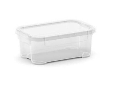 Scatole Trasparenti Sundis 30L - Set Di 5, Impilabili, Con Coperchio | Per Riporre - Foto 4