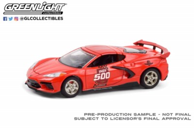 1/64 Greenlight 2020 Chevrolet Corvette C8 Stingray - Indy 500 Pace Car