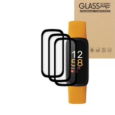 3PK PMMA Curved Screen Protector Film For Fitbit inspire 3