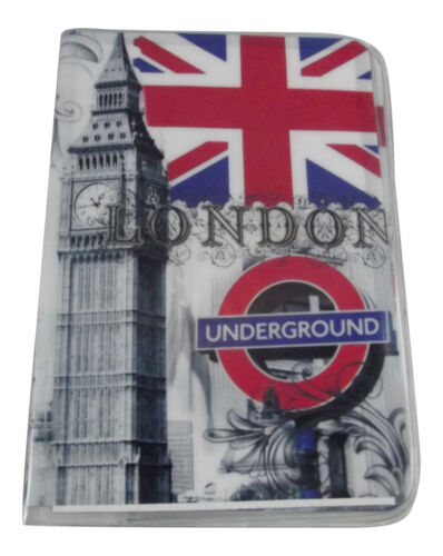 New  London Travel Passport Card Holder Pouch Cover artistic print - Bild 1 von 3