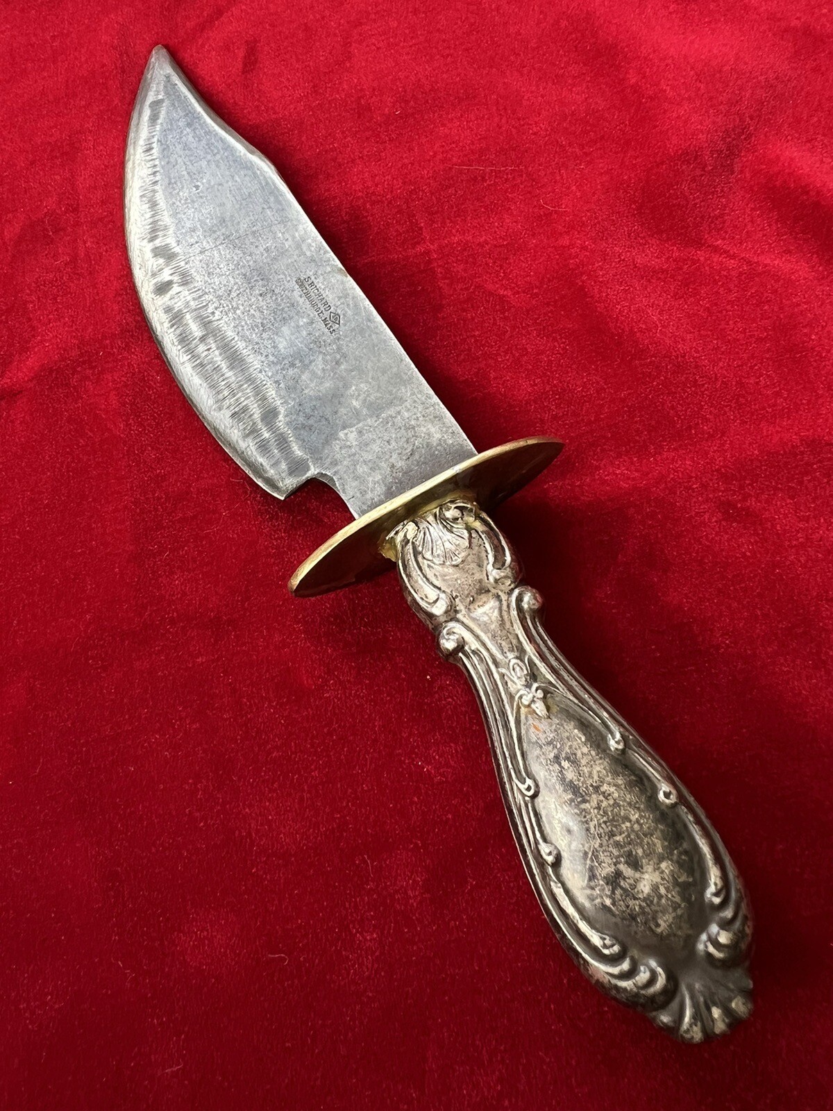 Antique Bowie Knife Fixed Blade Cutlery Handle Vintage Bowie