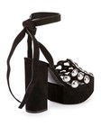 Alexander Wang Alys Studded Platform Sandal, Black Size 39 NWB $750 — photo 2