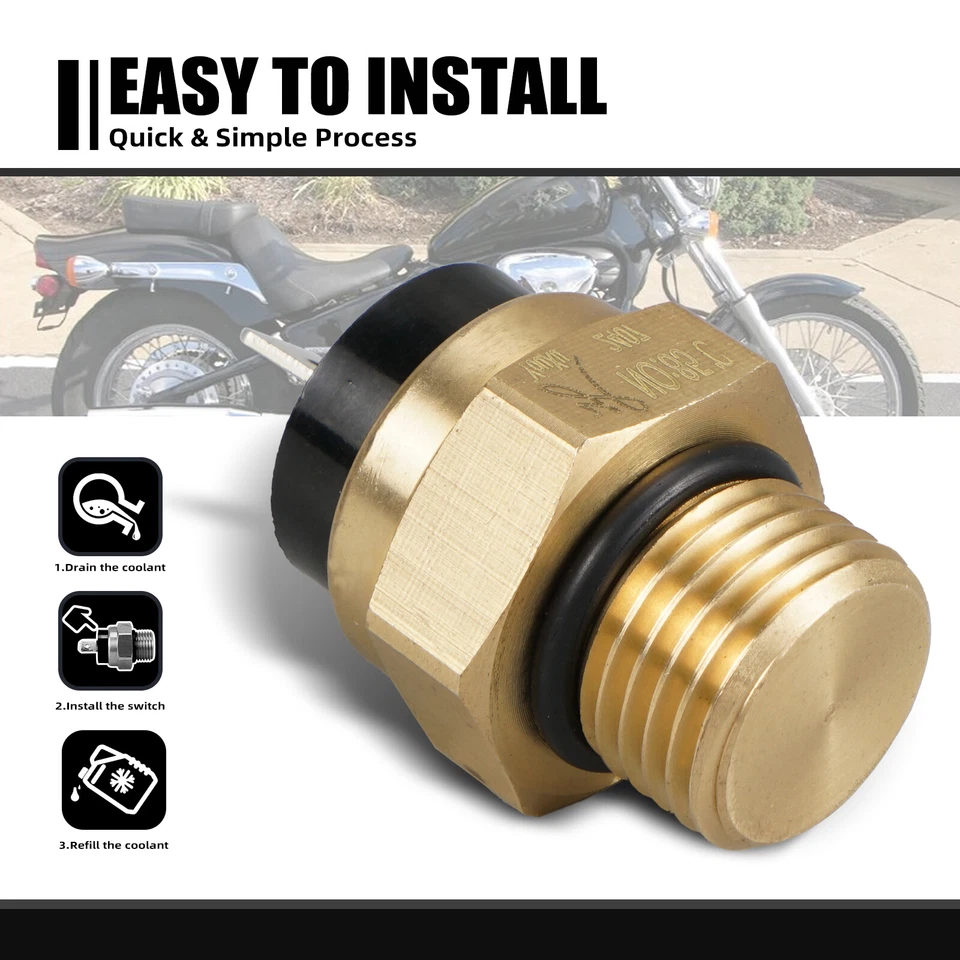 Interruptor ventilador radiador 37760-MT2-003 para Honda Interceptor 750 Interceptor 800 Foto 4 de 4