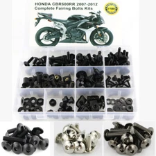 Fit For 2007-2012 Honda CBR600RR 2011 Steel Complete Fairing Bolts Fasteners Kit