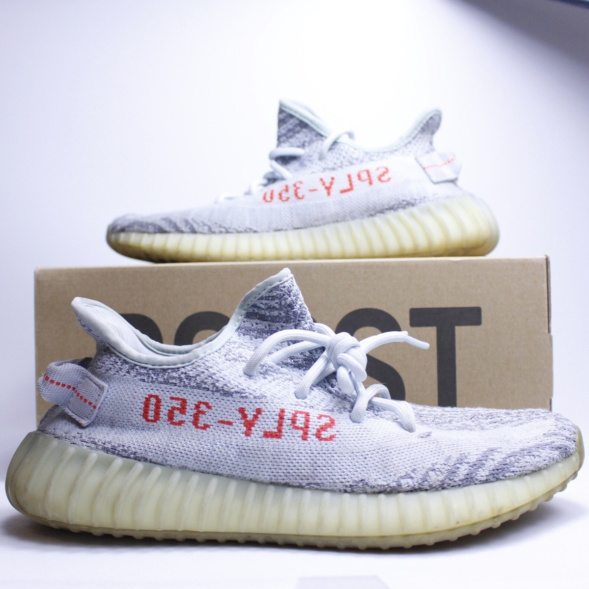 ADIDAS Yeezy Boost 350 V2 Low Blue Tint Mens size $95