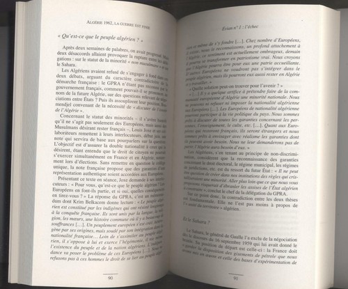 NEUF LIVRE ALGERIE 1962 LA GUERRE EST FINIE Jean Lacouture accords d'Evian FLN - Picture 8 of 11