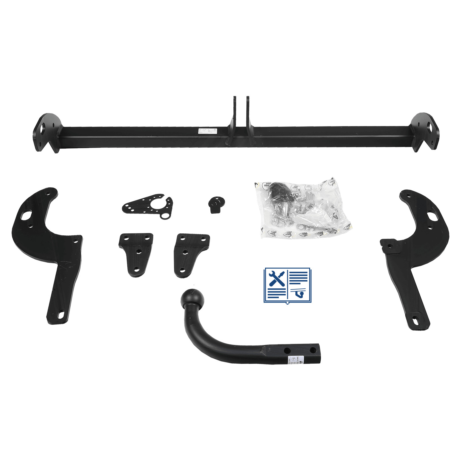 Attelage Nissan Juke solution de transport solide GDW démontable avec outillage - 2