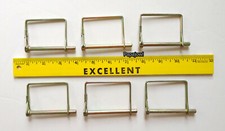 Lot Of 6 Lynchpins 2 1/4" Usable Length 1/4" Diameter Trailer Coupler Safety Pin