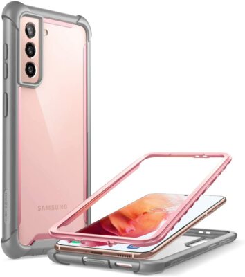 i-Blason for New Samsung Galaxy S21 5G 6.2 inch Dual Layer Case Shockproof Cover