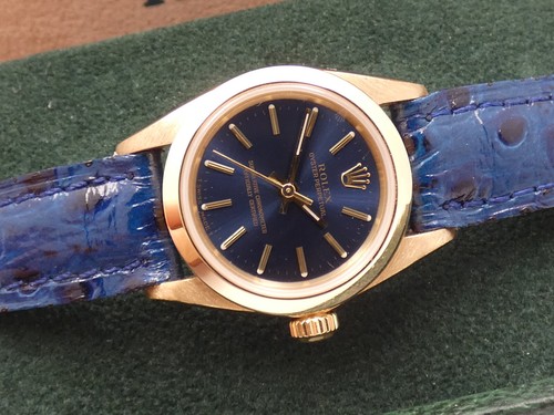 ROLEX OYSTER PERPETUAL LADY 76188 ORO MASSICCIO 18 KT ANNO 1999 AUTOMATICO WATCH - Foto 6 di 13