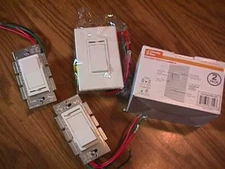 3 WHITE CLOUDY BAY ROCKER SWITCH DIMMER WALL SWITCH