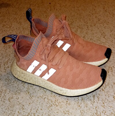 Adidas NMD R2 Primeknit Womens Trainers Size UK White