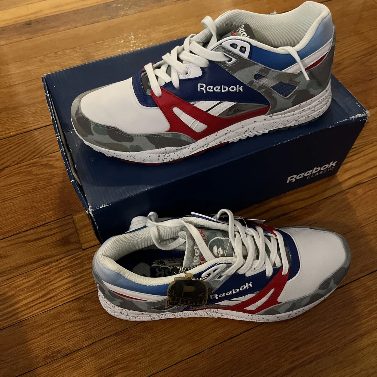 Size 9.5 - Reebok Ventilator x A Bathing Ape BAPE x MITA