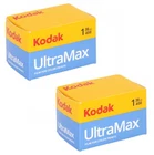 2 Rolls - KODAK Ultramax 400 ISO 36 exp 135 35mm Color Negative Film