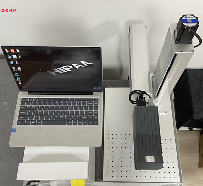 JPT 50W Fiber Laser Marking Machine Metal cutter 3D guns mark Ezcad3 CE&FDA 