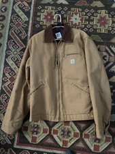 Early 2000’s Carhartt Detroit Jacket Blanket Lined Mens Xl J001 BLK USA Made