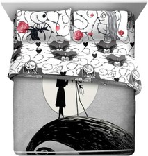 Disney Nightmare Before Christmas "Moonlight" Kids Bed Set-AB07RLX4L6N3