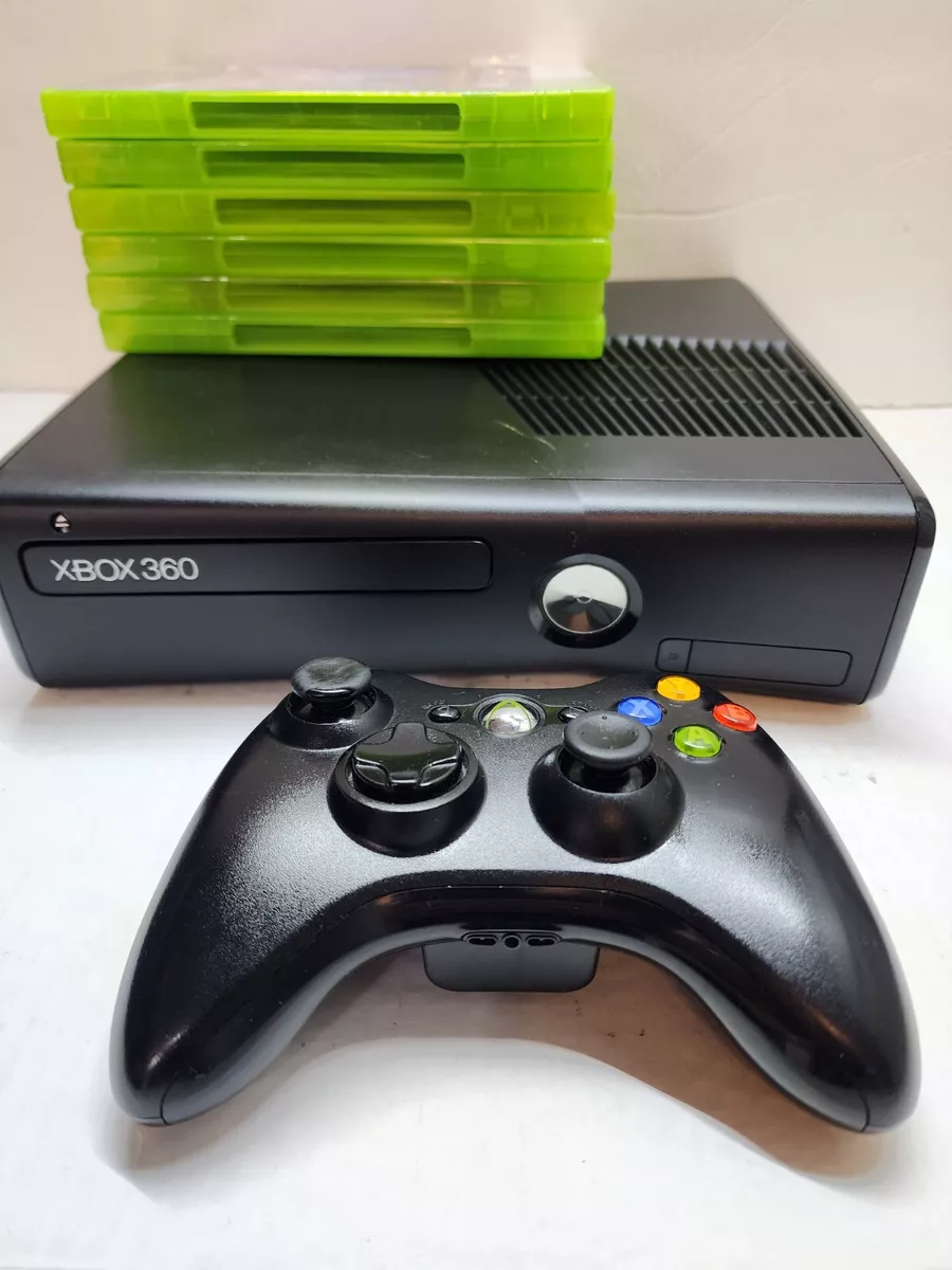 Console Xbox 360 Super Slim 4gb + Kinect E 5 Jogos - Usado