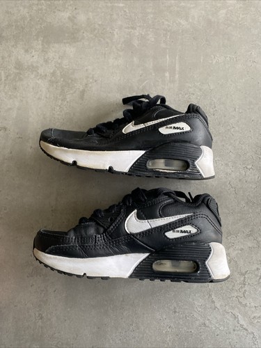 Nike Air Max 90 LTR (PS) Kleinkind Laufschuhe Größe 11,5C schwarz weiß - Bild 5 von 7