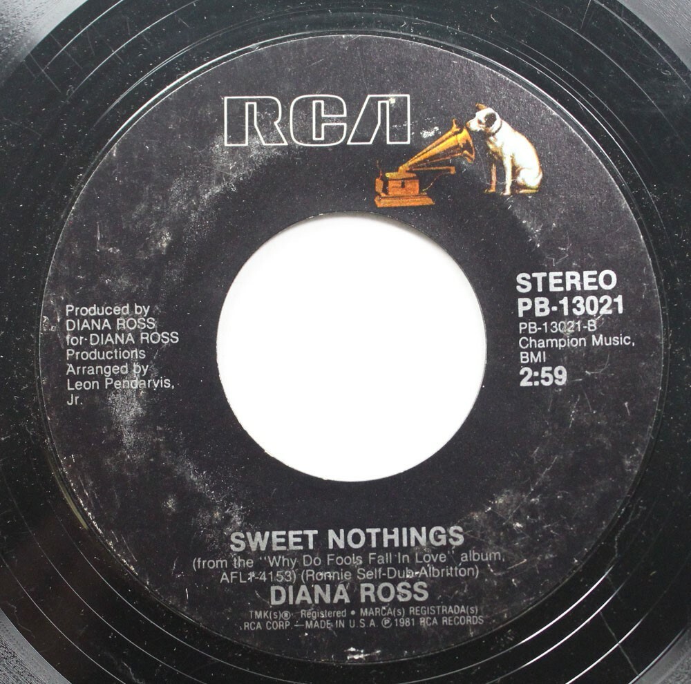 Soul 45 Diana Ross Mirror, Mirror / Sweet Nothings On Rca eBay