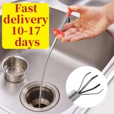 7 Pack Drain Augers 20 inch Hair Drain Clog Remover Drain Relief Auger Cleaning