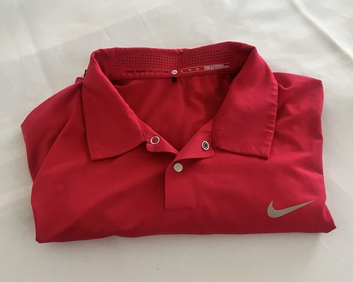 Neu ohne Etikett SELTEN Nike Tiger Woods Kollektion Golf Poloshirt 585786-680 Druckknopf XL