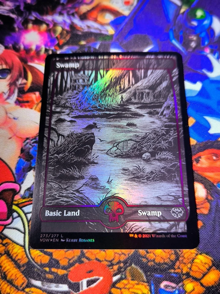 MTG Swamp V.2 🇬🇧  Nm Full Art Gothic Horror FOIL Innistrad: Crimson Vow OG - Bild 2 von 4