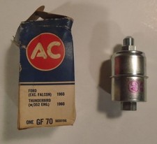 Ac Gf 70 Gasoline Filter Ford Exc. Falcon 1960 Thunderbird With 352 Engine 1960