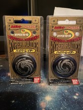 2 YOMEGA HYPER RAIDER YO-YO DARK BLUE COLOR BANDAI 1998 NEW IN PACK USA 98