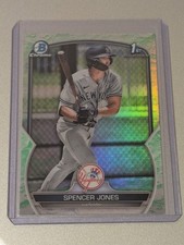 SPENCER JONES 2023 Bowman Chrome Prospects 1st Lunar Glow Refractor #BCP-139 RC