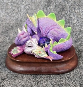 Mood Dragons "Snoozy, Comfy & Cozy" Resin Figures - 1998 - Retired