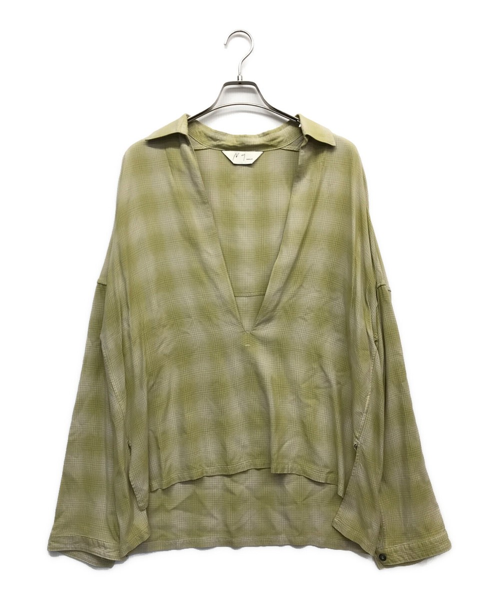 ANCELLM CHECK PULL OVER SHIRT