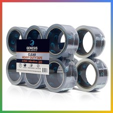 Packing Tape Clear Heavy Duty 12 Rolls For Shipping Moving Packaging Boxes