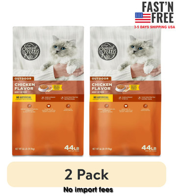 (2 pack) Special Kitty Outdoor Formula Dry Cat Food, 44 lb Bag 